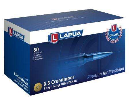 Ammunition Lapua Ammunition Ready Series 6.5Creedmoor Lapua 6.5 Creedmoor 123 gr Scenar OTM Ammunition 50 rounds